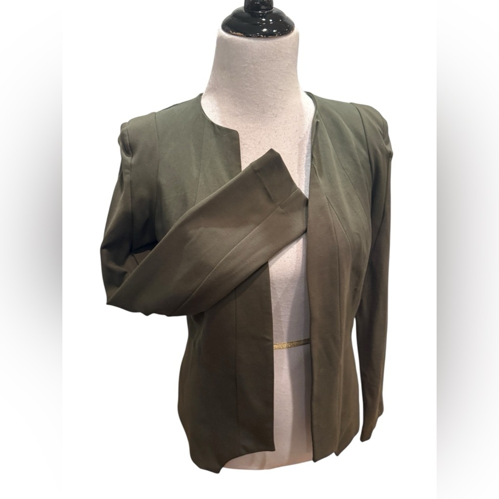 Wish Australia Persuit Jacket Olive Green Blazer Career Jacket Size Aus 12 NWT - Picture 6 of 16